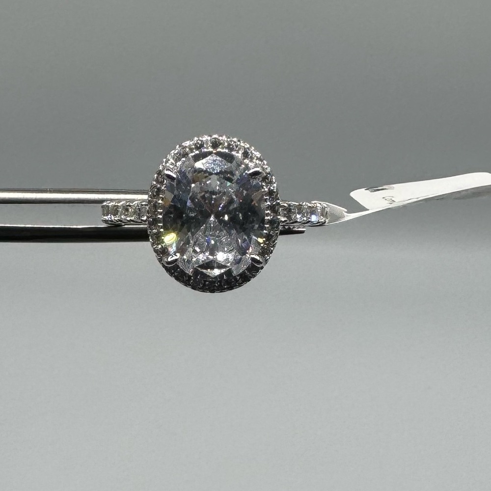 3ct Oval Cut Ring - Picture 8 of 12